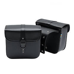 Сумка для мотоцикла RESTEQ 2 шт. Мотосумка чорного кольору 26х11,5х24 см. Сумка мотоциклетна чорна