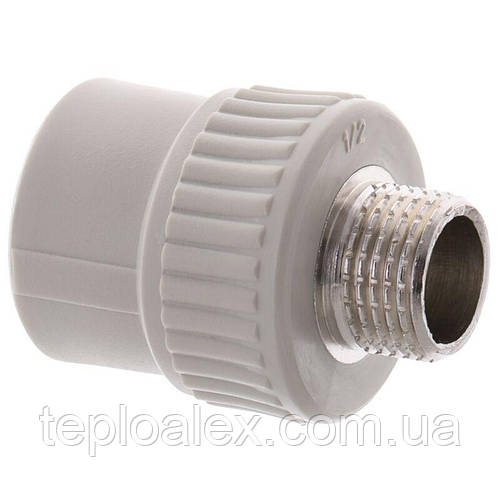 МРН Муфта 25 x 1/2 зовнішня різьба поліпропілен PPR EUROPRODUCT (ID ...
