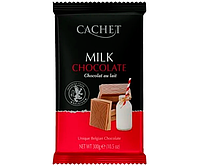 Шоколад молочний преміум CACHET 32% Milk Chocolate 300 г (Бельгія)