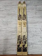 Лыжи охотничьи "Охотник" Длина 175 ширина 15 см (деревянная скользящая поверхность)