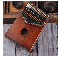 Деревянная калимба на 17 клавиш RESTEQ, резонаторная калимба. музыкальный инструмент