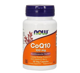 Коензим NOW FOODS CoQ10 100 mg - 30 капс