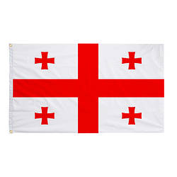Прапор Грузії 150х90 см. Грузинський прапор поліестер RESTEQ. Georgia flag