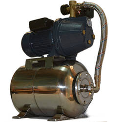 Насосна станція на базі насоса Jet100S HWD(EuroDelta) чавун на короткий баку 24л нержавійка (гарантія 2 роки)