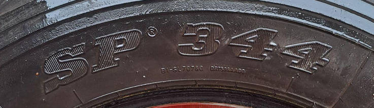 Шина вантажна б/у 215/75R17.5 Dunlop SP 344 (рулева), фото 4