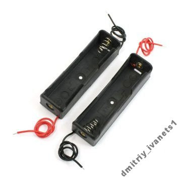 Батарейний батареечный відсік на 1 х 18650, фото 1