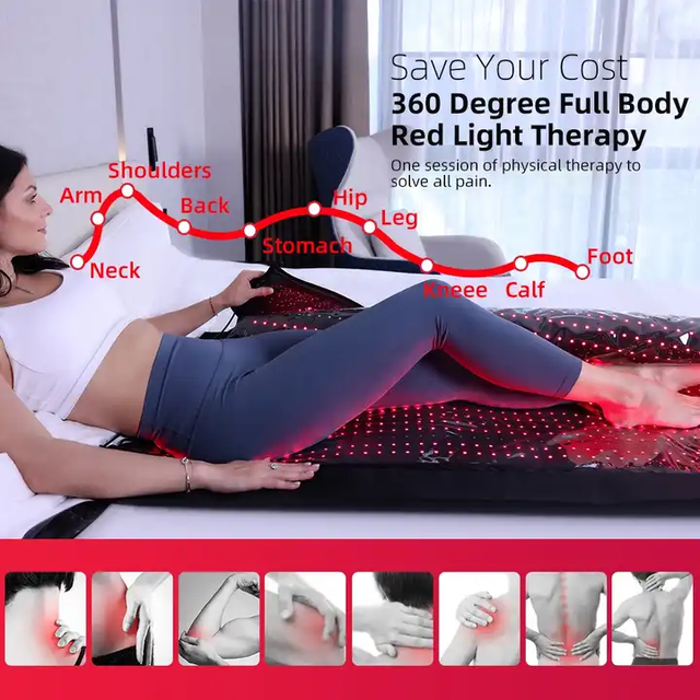 Red Light Therapy Portable Професійний інфрачервоний коврик з світлотерапією