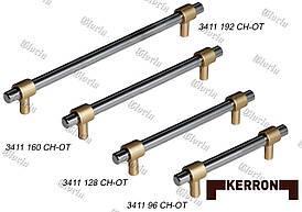 Ручки меблеві Kerron S-3411 CH-OT