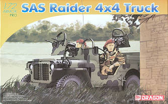 SAS Raider 4х4 Truck 1/72  DRAGON 7481