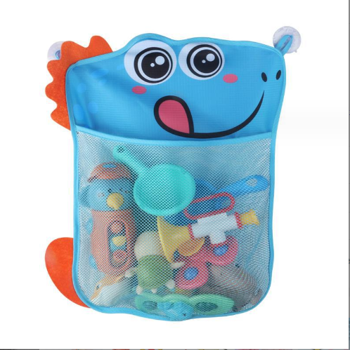 Дитяча сітка органайзер в ванну для зберігання іграшок на присосках "Дракон", фото 1