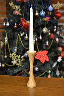 Дерев'яні свічники в скандинавському стилі, свічники ручної роботи Низький Дуб