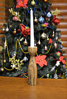 Дерев'яні свічники в скандинавському стилі, свічники ручної роботи Середня Горіх