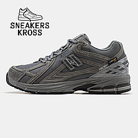 Мужские зимние кроссовки New Balance 1906R Gore-Tex Grey мех, Зимние Нью Беланс 1906 гортекст серые на меху