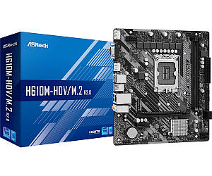 Материнська плата ASRock H610M-HDV/M.2 R2.0 Socket 1700