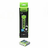 Батарейка Videx AA LR6 1.5V Alkaline Пальчикова лужна батарея алкалінова, фото 3