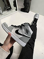 Кроссовки Nike Air Jordan Retro 1 Grey White МЕХ