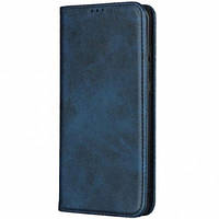 Чохол книжка Leather Fold Redmi 12 Dark Blue