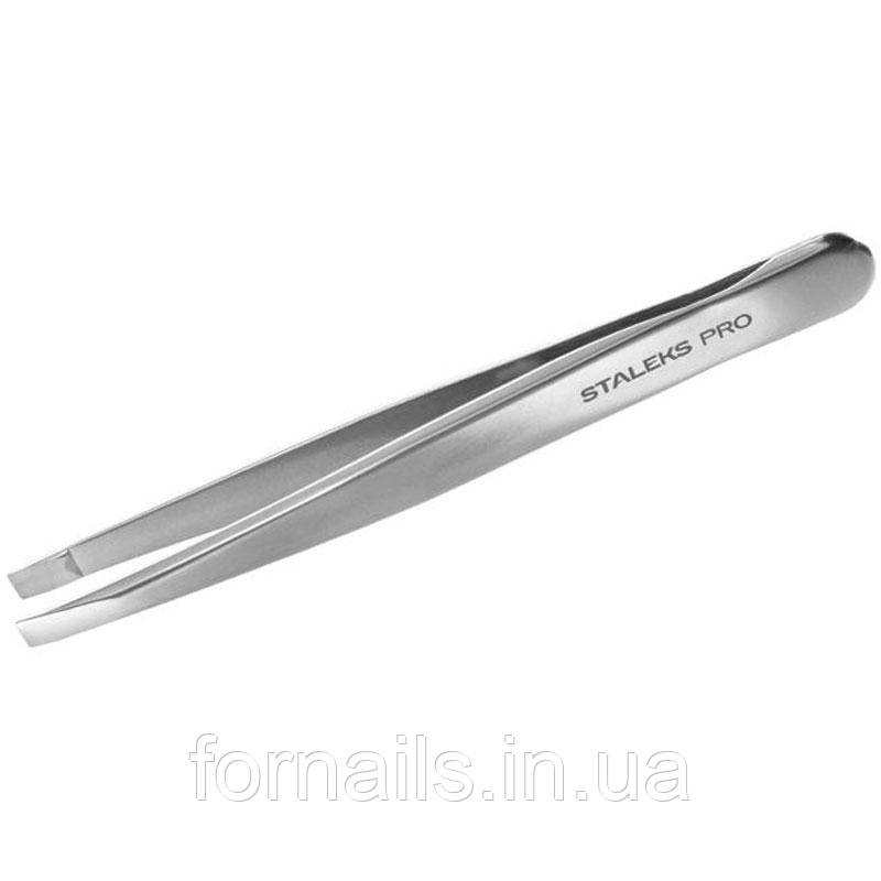 Пинцет для бровей STALEKS PRO EXPERT 10 TYPE 1 TE-10/1, фото 1