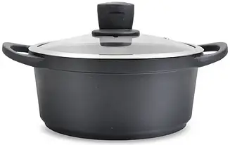 Каструля алюмінієва з кришкою та антипригарним покриттям 4.3 л Maestro MR-4324