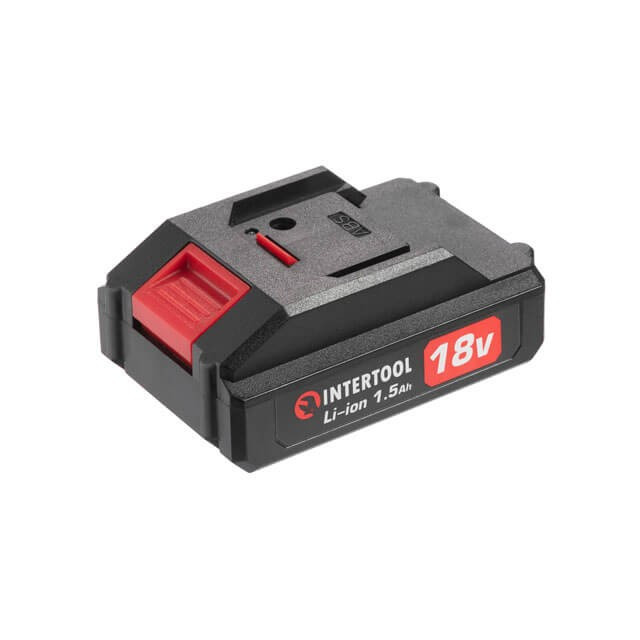 Акумулятор INTERTOOL DT-0316 18 В, літій-іон, 1.5 Аг, для шурупокрута DT-0315