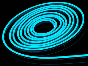 Світлодіодний неон SL-0054 IВ SMD 2835/120 12V блакитний лід IP67 (1 м) Код.57649