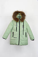 Зимове пальто, куртка для дівчинки 104 110