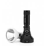2в1 EDC Ліхтар NIWALKER Blight N01 Black + Акумулятор (750LM, 650м, USB-C, IP67, Два корпуси 18650+18350), фото 10