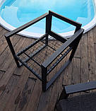 Диван садовий ЛОФТ KYB + м'які, водонепроникні, комфортні, з чохлами для дому, дачі на тера, фото 6