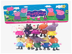 Свинка Пеппа 10 друзів, у пак. 18*18см