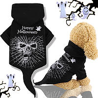 Толстовка с капюшоном для собак "Хэллоуин" размер XL 35*45 см