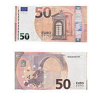 Гроші сувенірні 50 євро, 80 шт/уп