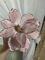 Декоративный цветок "Магнолия" Bona Di д.23см ( розовый)