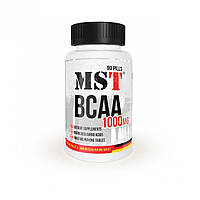 Аминокислоты БЦА MST Nutrition BCAA 1000, 90 таблеток L лейцин L- валин L- изолейцин