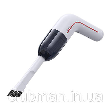 Автомобільний пилосос Usams US-ZB253 Mini Handheld Vacuum Cleaner LEJ Series White, фото 2