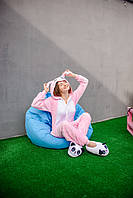 Кігурумі кенгурумі піжама костюм Зайка рожевий заєць М (155-165) розмір Кигуруми зайчик