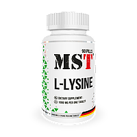 Незаменимая аминокислота Лизин MST® L-Lysine 1000mg 90 таблеток