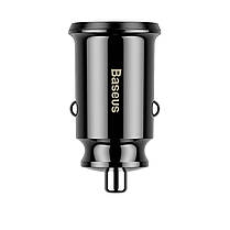 Автомобільний зарядний пристрій Baseus Grain Car Charger 3.1A Black, фото 4