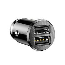 Автомобільний зарядний пристрій Baseus Grain Car Charger 3.1A Black, фото 2