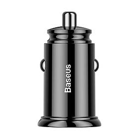 Автомобільний зарядний пристрій Baseus Circular Plastic A+C 30W Black