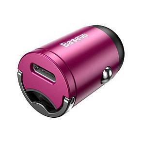 Автомобільний зарядний пристрій Baseus Tiny Star Mini Quick Charge Car Charger USB Port 30W Pink, фото 3
