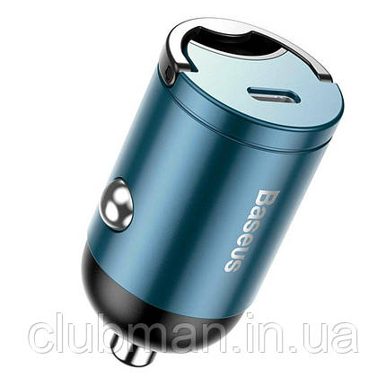 Автомобільний зарядний пристрій Baseus Tiny Star Mini PPS Car Charge Type-C Port 30W Blue, фото 1