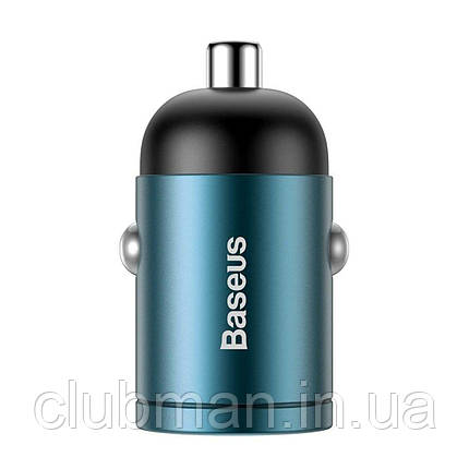 Автомобільний зарядний пристрій Baseus Tiny Star Mini PPS Car Charge Type-C Port 30W Blue, фото 3