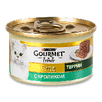 GOURMET® Gold (Гурме Голд) террин c кроликом. Консервований порційний повнораціонний корм для дорослих котів