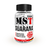 Гуарана 22% для пополнения недостающей энергии MST® Guarana 22%, 90 Веганских капсул