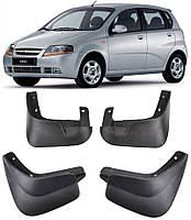 Брызговики для Chevrolet Aveo T250 2005-2011 Хэтчбек, к-кт (4шт.)