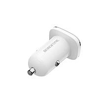 Автомобільний зарядний пристрій BOROFONE BZ12A single port QC3.0 18W White, фото 5