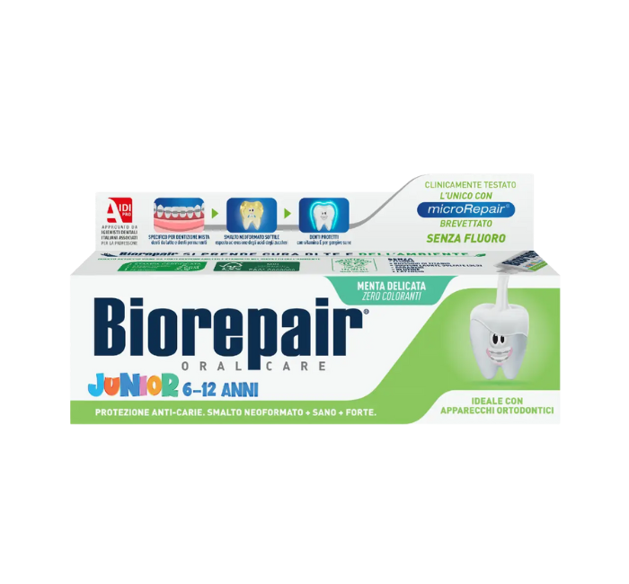 BIOREPAIR Дитяча зубна паста "Junior" 6-12 років 75 ml, фото 1