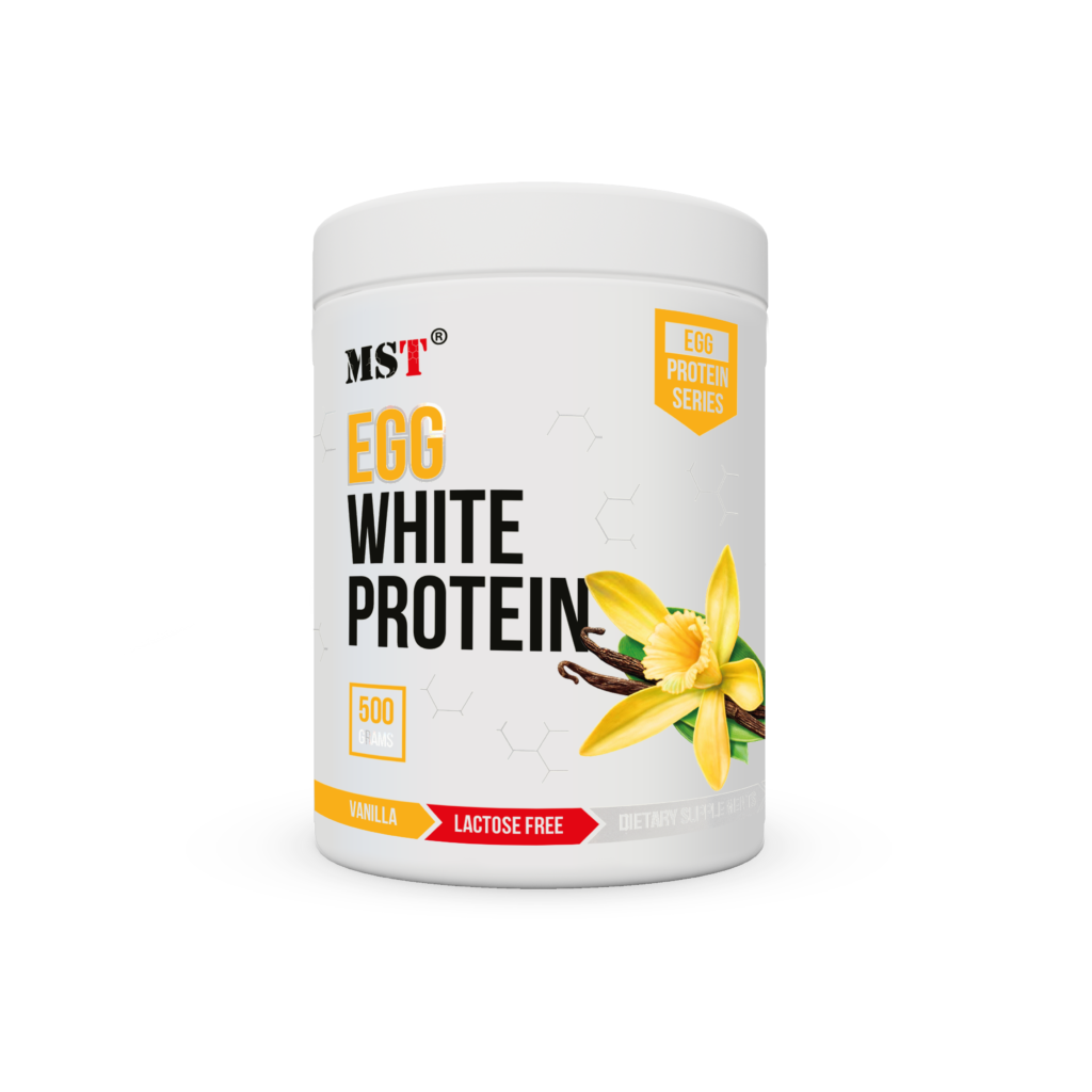 Яєчний протеїн Ваніль MST® EGG White Protein Vanilla Lactose free 500 грамів