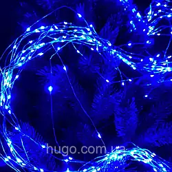 Гірлянда "Конський хвіст" від мережі 2,5 м, 425 LED, RD-241, Синя / Світлодіодна гірлянда для дому