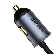 АЗП Baseus Share Together PPS multi-port Fast charging with extension cord 120W 3U+1C Gray, фото 4